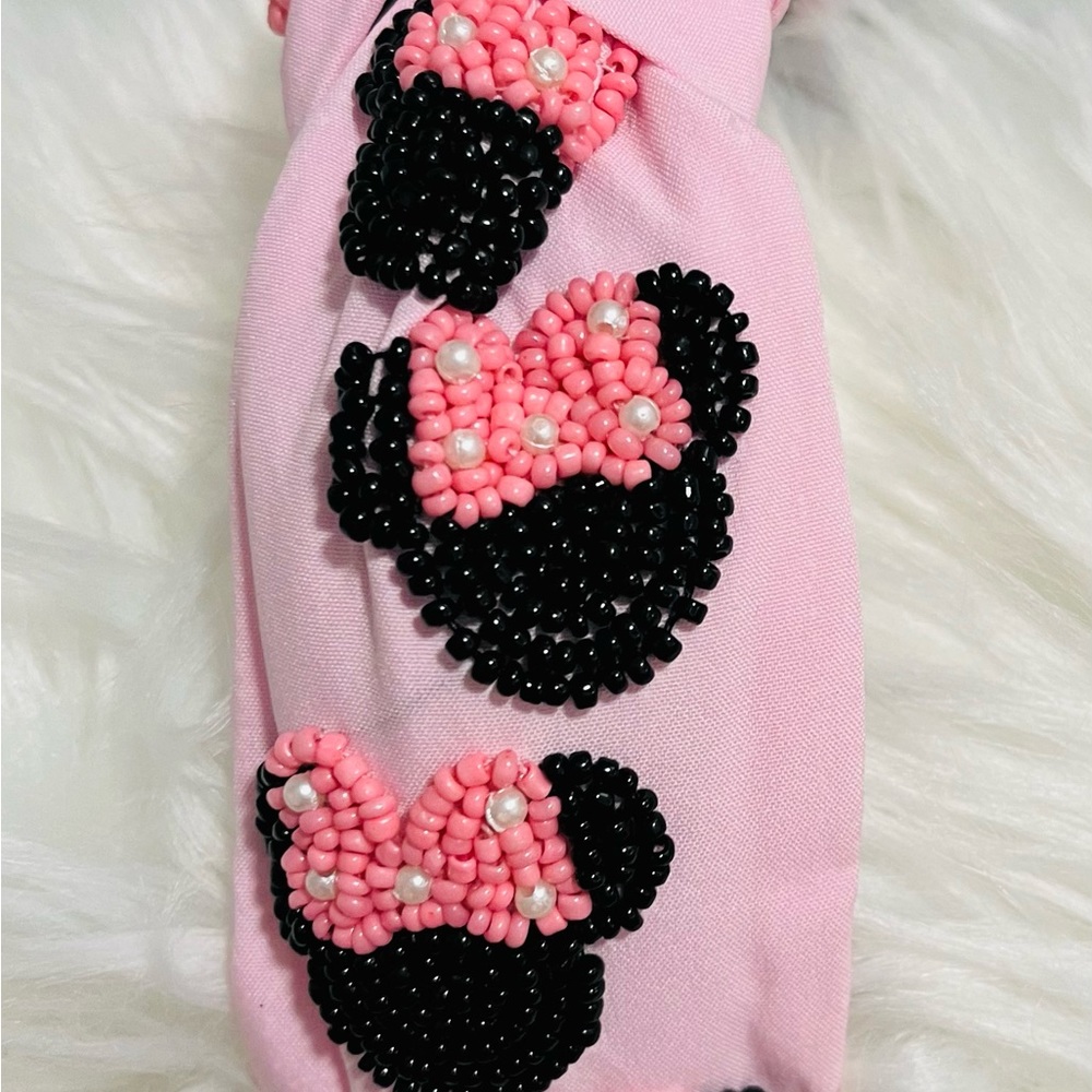 Mouse ear beaded headbands